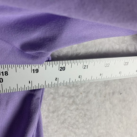 Alpine Design‎ Shirt Womens Small Lilac Polyester Mock Field Knit 1/4 Zip 7104 - Picture 5 of 8